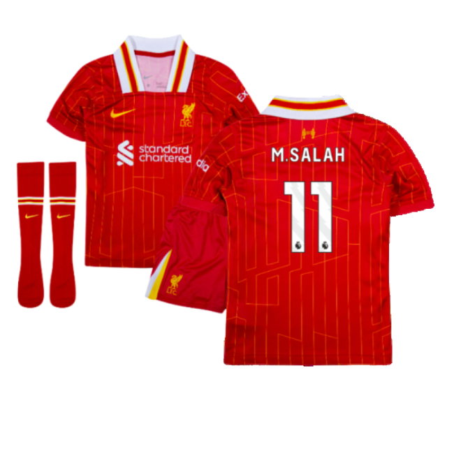 2024-2025 Liverpool Home Mini Kit (M.Salah 11)-SoccerKits Hub | Buy Soccer Jerseys Online